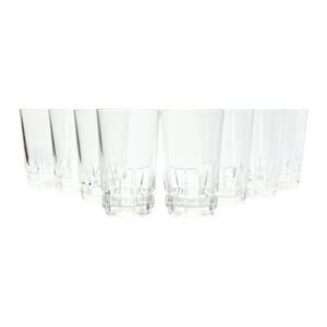 Cristal d’Arques “Chantelle” Set of 8 Highball Tumbler Glasses 5 1/2” 14oz